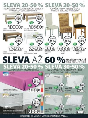 aktuální leták Jysk 8.12.2016-15.12.2016