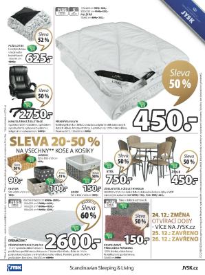 aktuální leták Jysk 8.12.2016-15.12.2016