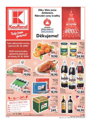 aktuální leták Kaufland 15.12.2016-21.12.2016