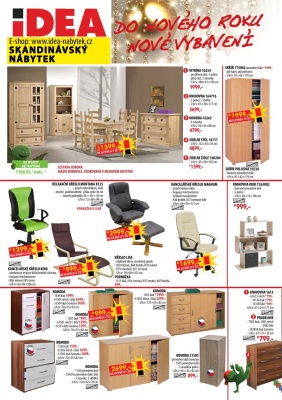 aktuální leták IDEA nábytek 15.12.2016-31.12.2016