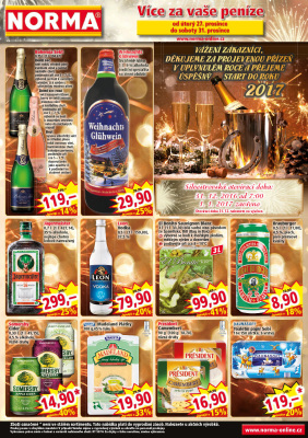 aktuální leták Norma 27.12.2016-31.12.2016