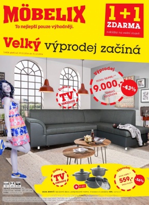 aktuální leták Möbelix 19.12.2016-31.12.2016
