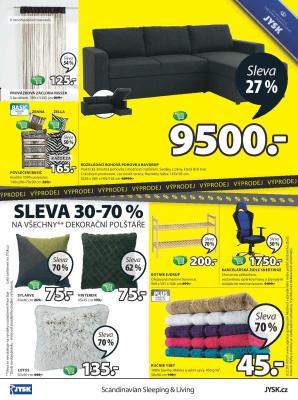 aktuální leták Jysk 29.12.2016-18.1.2017
