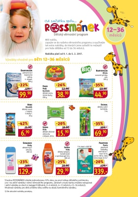 aktuální leták ROSSMANN drogerie 9.1.2017-5.2.2017