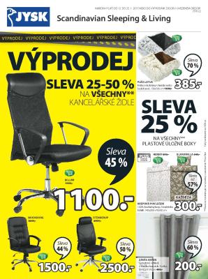 aktuální leták Jysk 12.1.2017-25.1.2017