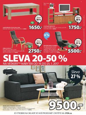 aktuální leták Jysk 19.1.2017-1.2.2017