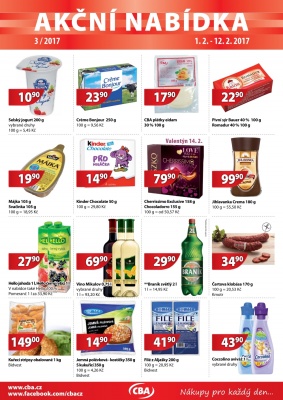 aktuální leták CBA 1.2.2017-12.2.2017