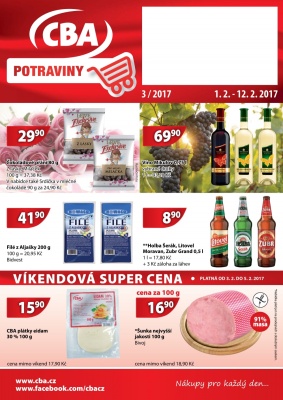 aktuální leták CBA 1.2.2017-12.2.2017