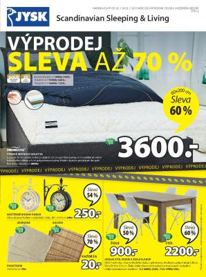 aktuální leták Jysk 26.1.2017-8.2.2017