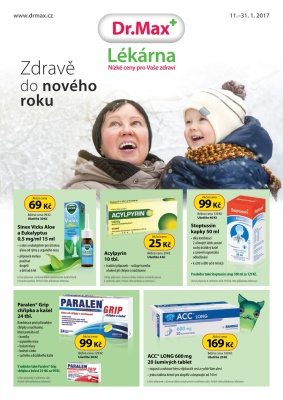 aktuální leták Dr. Max 11.1.2017-31.1.2017