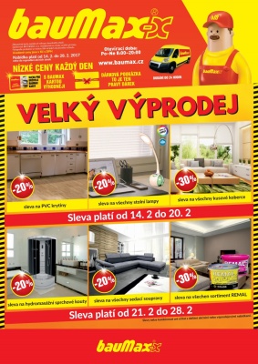 aktuální leták bauMax 14.2.2017-28.2.2017