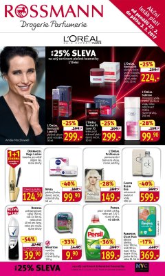 aktuální leták ROSSMANN drogerie 27.2.2017-3.3.2017