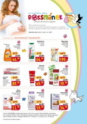 aktuální leták ROSSMANN drogerie 6.3.2017-2.4.2017