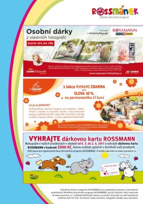 aktuální leták ROSSMANN drogerie 6.3.2017-2.4.2017