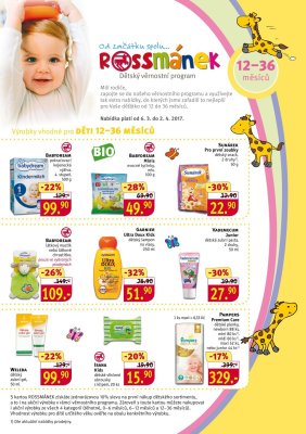 aktuální leták ROSSMANN drogerie 6.3.2017-2.4.2017