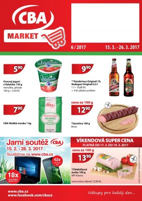 aktuální leták CBA 15.3.2017-26.3.2017