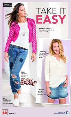 aktuální leták Kik textil 22.3.2017-11.4.2017