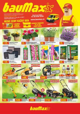 aktuální leták bauMax 1.4.2017-30.4.2017