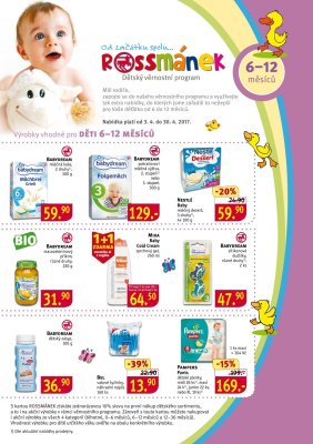 aktuální leták ROSSMANN drogerie 3.4.2017-30.4.2017