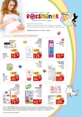 aktuální leták ROSSMANN drogerie 3.4.2017-30.4.2017