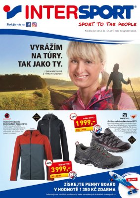 aktuální leták Intersport 5.4.2017-16.4.2017