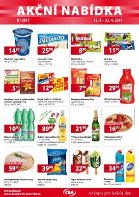 aktuální leták CBA 12.4.2017-23.4.2017