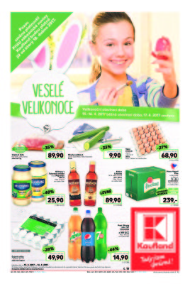 aktuální leták Kaufland 13.4.2017-19.4.2017