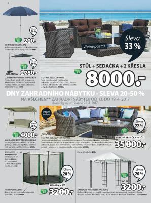 aktuální leták Jysk 13.4.2017-26.4.2017