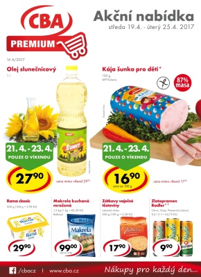 aktuální leták CBA 19.4.2017-25.4.2017
