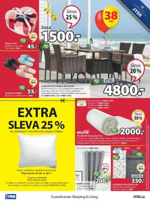 aktuální leták Jysk 20.4.2017-3.5.2017