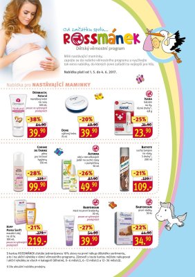 aktuální leták ROSSMANN drogerie 1.5.2017-4.6.2017