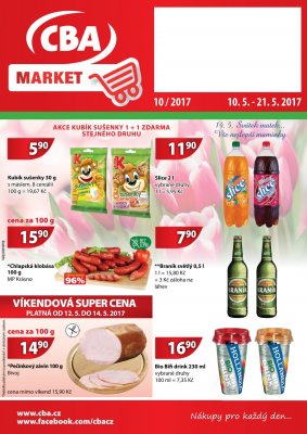 aktuální leták CBA 10.5.2017-21.5.2017