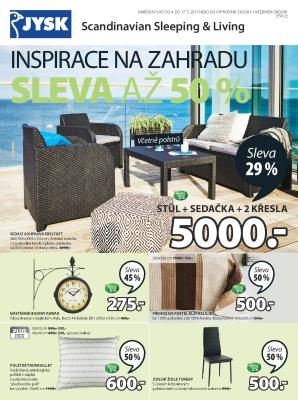 aktuální leták Jysk 4.5.2017-17.5.2017