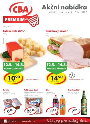 aktuální leták CBA 10.5.2017-16.5.2017
