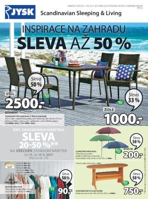 aktuální leták Jysk 11.5.2017-24.5.2017