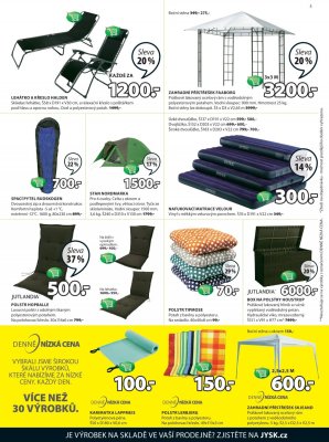 aktuální leták Jysk 25.5.2017-7.6.2017