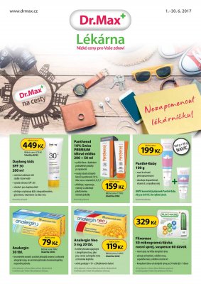 aktuální leták Dr. Max 1.6.2017-30.6.2017