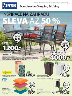 aktuální leták Jysk 8.6.2017-21.6.2017