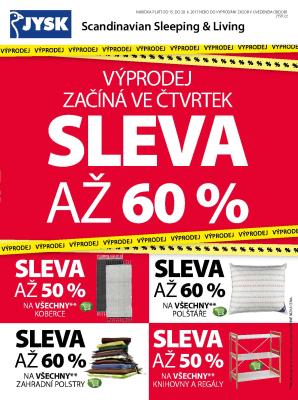 aktuální leták Jysk 15.6.2017-28.6.2017
