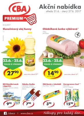 aktuální leták CBA 21.6.2017-27.6.2017