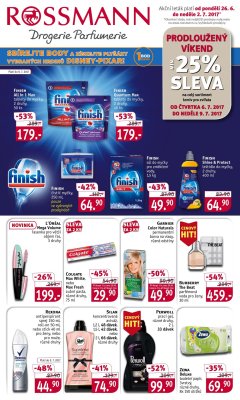 aktuální leták ROSSMANN drogerie 26.6.2017-2.7.2017