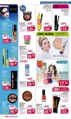 aktuální leták ROSSMANN drogerie 26.6.2017-2.7.2017