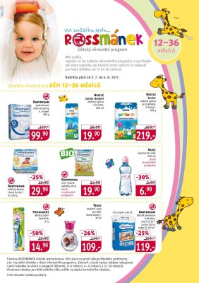 aktuální leták ROSSMANN drogerie 3.7.2017-6.8.2017