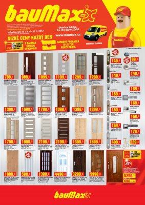 aktuální leták bauMax 1.8.2017-31.8.2017