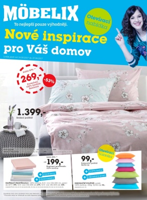 aktuální leták Möbelix 14.8.2017-27.8.2017