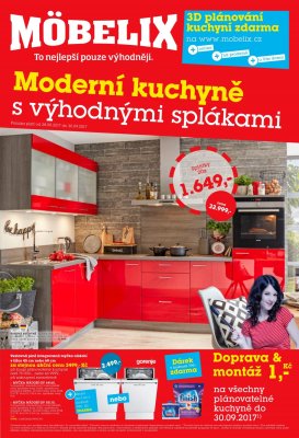 aktuální leták Möbelix 28.8.2017-30.9.2017