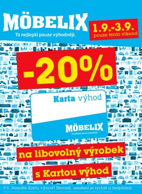 aktuální leták Möbelix 1.9.2017-3.9.2017