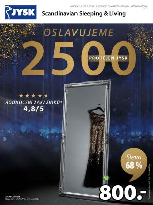 aktuální leták Jysk 5.10.2017-18.10.2017