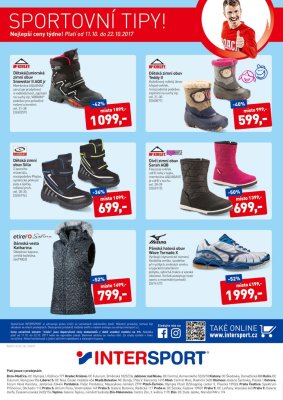 aktuální leták Intersport 11.10.2017-22.10.2017