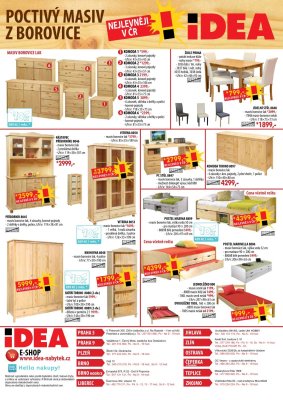 aktuální leták IDEA nábytek 1.11.2017-14.11.2017
